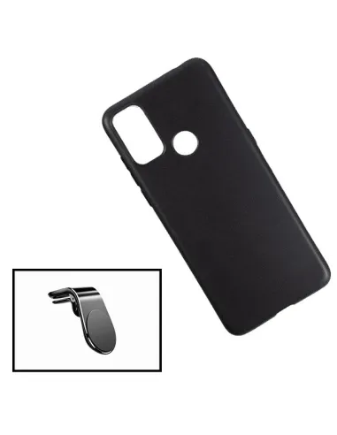 Kit Suporte Magnético L + Capa Silicone Líquido para Alcatel 1s (2021)