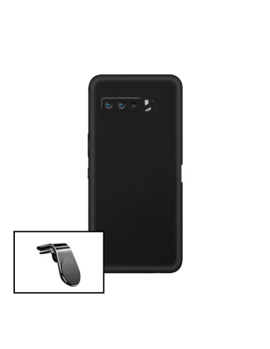 Kit Suporte Magnético L + Capa Silicone Líquido para Asus ROG Phone 5