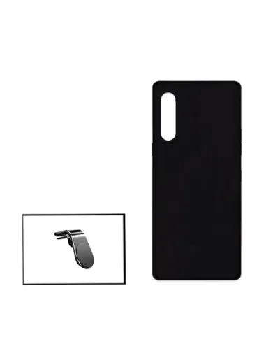 Kit Suporte Magnético L + Capa Silicone Líquido para LG Velvet