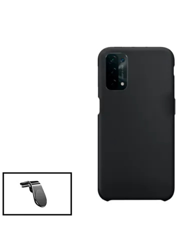 Kit Suporte Magnético L + Capa Silicone Líquido para Oppo A54s