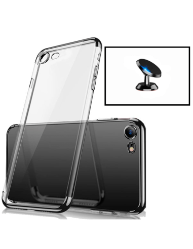 Kit Suporte Magnético de Carro + Capa SlimArmor para Apple iPhone SE 2022 - Preto
