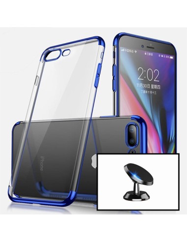 Kit Suporte Magnético de Carro + Capa SlimArmor para iPhone 7 - Azul
