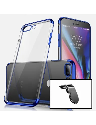 Kit Suporte Magnético L + Capa SlimArmor para iPhone 7 - Azul