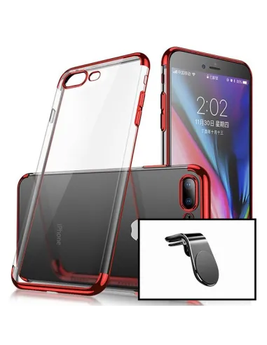 Kit Suporte Magnético L + Capa SlimArmor para iPhone 7 - Vermelho