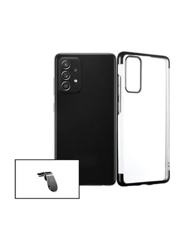 Kit Suporte Magnético L + Capa SlimArmor para Samsung Galaxy A52 5G - Preto