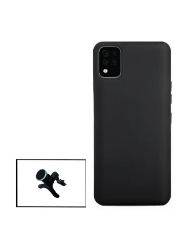 Kit Suporte Magnético Reforçado + Capa Silicone Líquido para LG K42