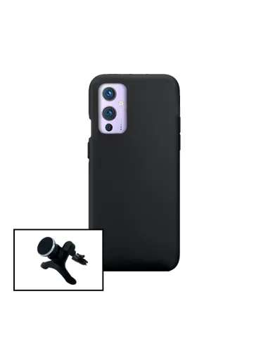 Kit Suporte Magnético Reforçado + Capa Silicone Líquido para OnePlus 9