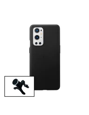 Kit Suporte Magnético Reforçado + Capa Silicone Líquido para OnePlus 9 Pro