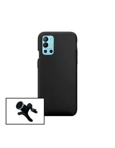 Kit Suporte Magnético Reforçado + Capa Silicone Líquido para OnePlus 9R