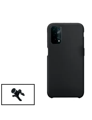 Kit Suporte Magnético Reforçado + Capa Silicone Líquido para Oppo A16