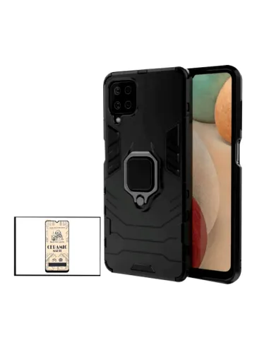 Kit Película CeramicGlass + Capa Military para Samsung Galaxy A42 5G