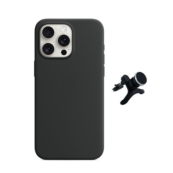 Capa Silicone + Suporte Magnetico