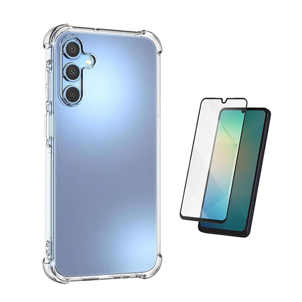 Kit Capa Superprotect Anti-Shock + Vidro Temperado PHONECARE Para Samsung Galaxy A17 5G - Transparente