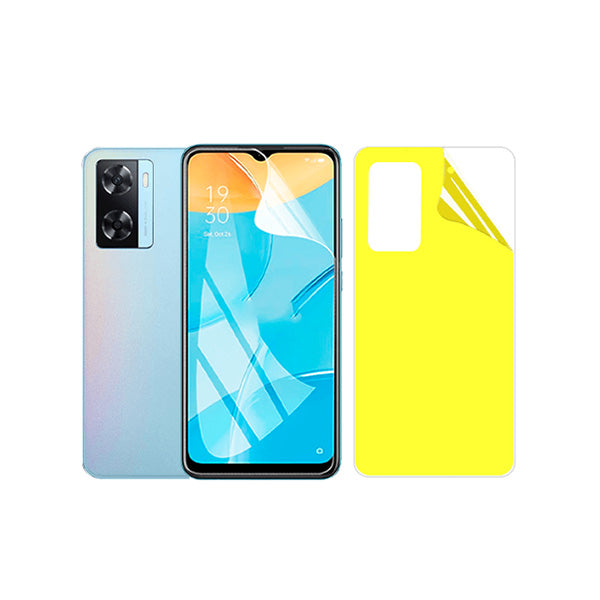 Kit Película Hydrogel Full Cover Frente e Verso para Oppo K10 5G - Transparente