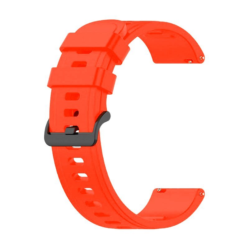 Bracelete SmoothSilicone Com Fivela para Amazfit GTR 3 - 47mm - Laranja