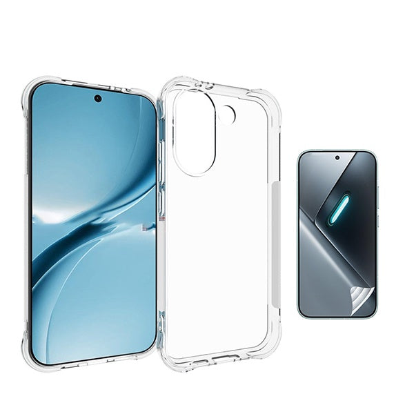Kit Capa Superprotect Anti-Shock + Pelicula Hydrogel Frente PHONECARE Para Xiaomi Poco X8 Pro 5G - Transparente