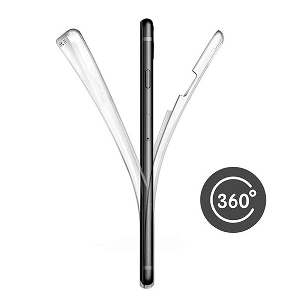Kit Capa 360° Impact Protection + 1 Gripholder + 1 Suporte PHONECARE Para Oppo A5 5G - Transparente/Preto