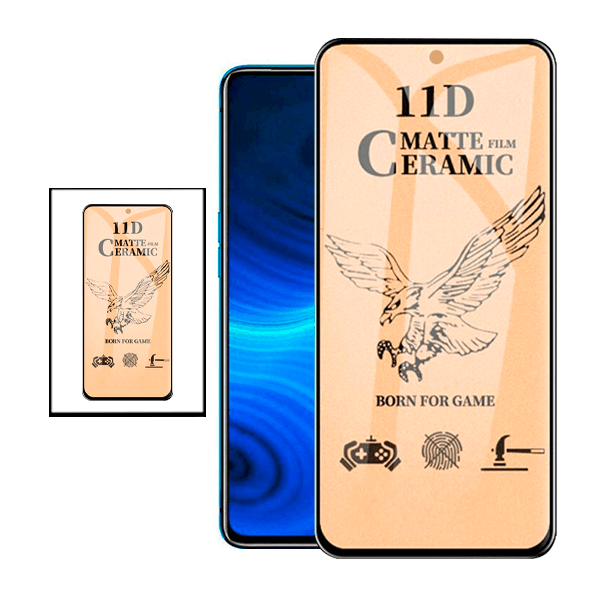 Kit 2 Vidros Temperados CeramicGlass Full Cover para Xiaomi Redmi Note 10