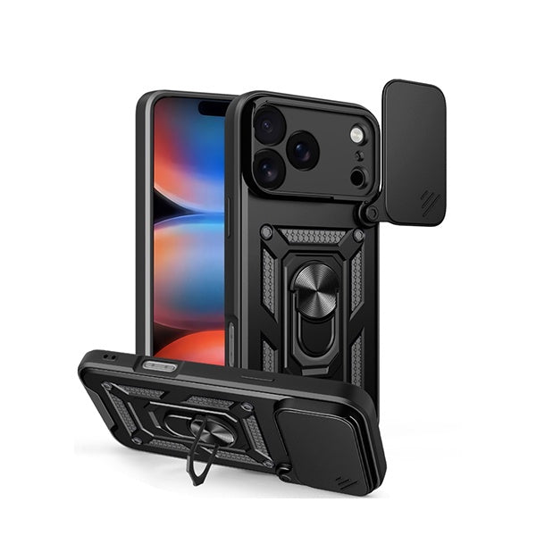 Capa Magnetic Slide Window PHONECARE Para Apple iPhone 18 Pro - Preto