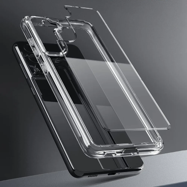 Kit Capa Superprotect Anti-Shock + Película de Vidro Anti-Spy PHONECARE Para Samsung Galaxy A17 - Transparente