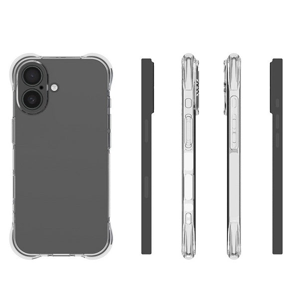 Kit Capa Superprotect Anti-Shock + Película de Vidro Anti-Spy PHONECARE Para Apple iPhone 17 - Transparente
