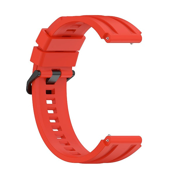 Bracelete Smoothsilicone Com Fivela PHONECARE Para Garmin Venu 4 - 45 mm - Vermelho