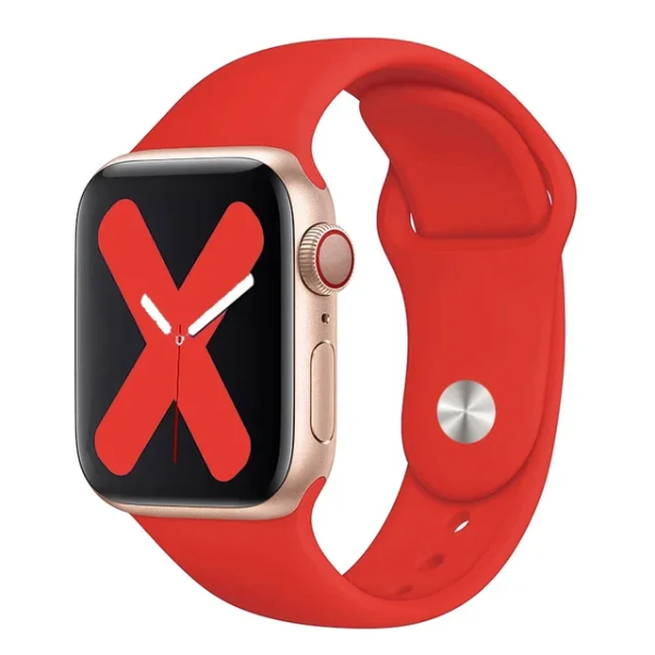 Bracelete Smoothsilicone PHONECARE Para Apple Watch Series 12 - 42mm - Vermelho
