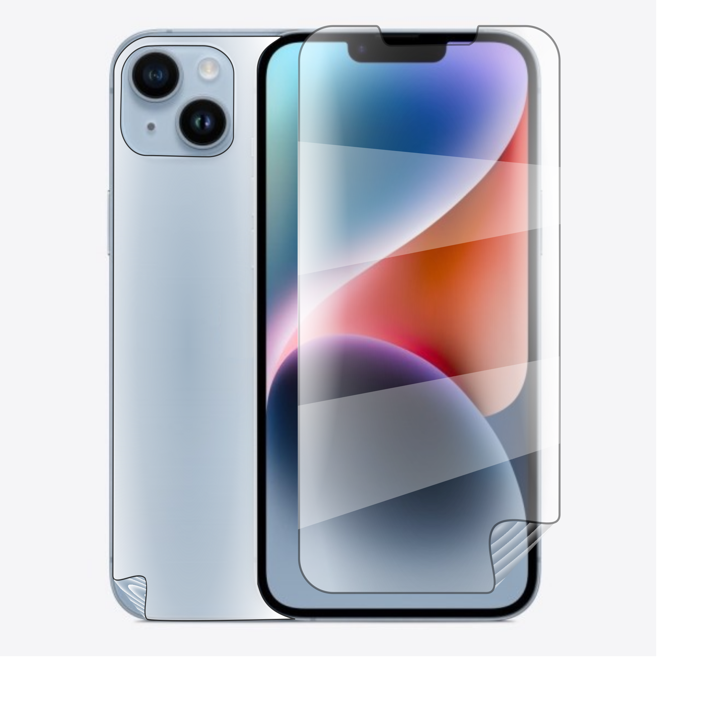 Película Hydrogel Full Cover Frente e Verso para Apple iPhone 15