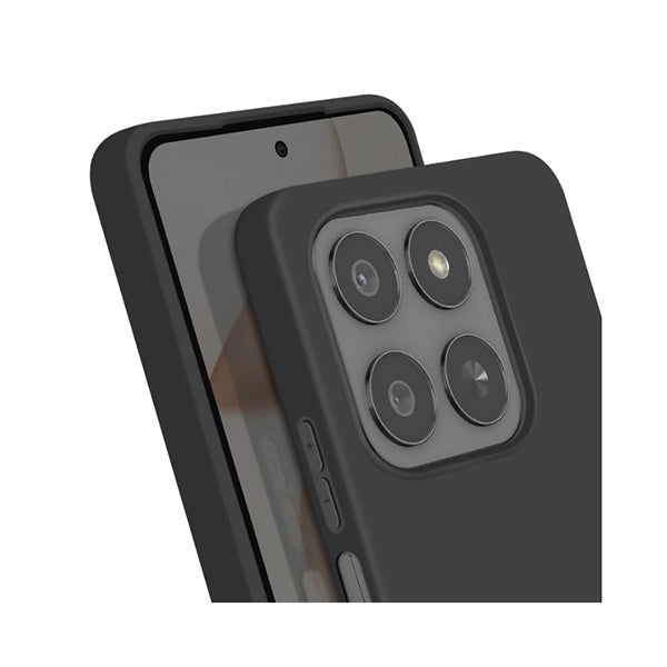 Kit Película Hydrogel Frente + Capa Silicone Líquido PHONECARE Para Honor 400 Smart - Preto