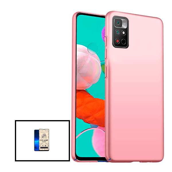 Kit Película CeramicGlass + Capa SlimShield para Xiaomi Redmi Note 11S 5G - Rosa