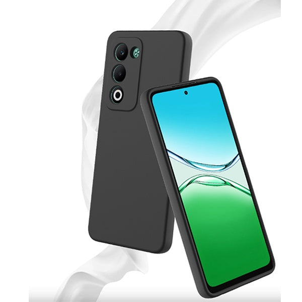 Kit Vidro Temperado + Capa Silicone Líquido + Suporte Magnético Reforçado PHONECARE Para Oppo A5 5G - Preto