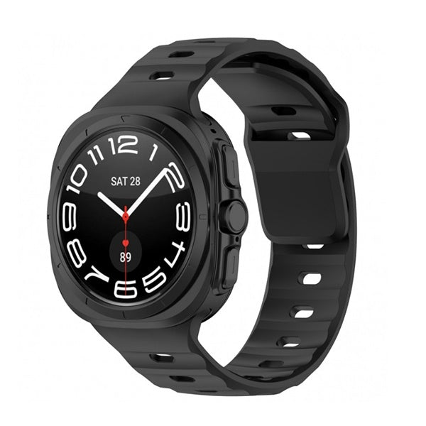Bracelete Smoothsilicone PHONECARE Para Samsung Galaxy Watch Ultra2  - Preto