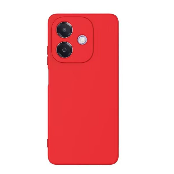 Capa Silicone Líquido Para Oppo A3 5G - Vermelha