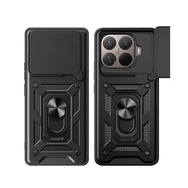 Kit Suporte L + Capa Magnetic Slide Window PHONECARE Para Xiaomi 15T Pro 5G - Preto