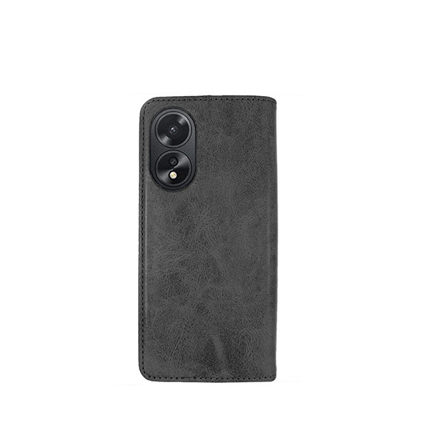 Capa MagneticFlipWallet para Oppo A38 4G - Preto