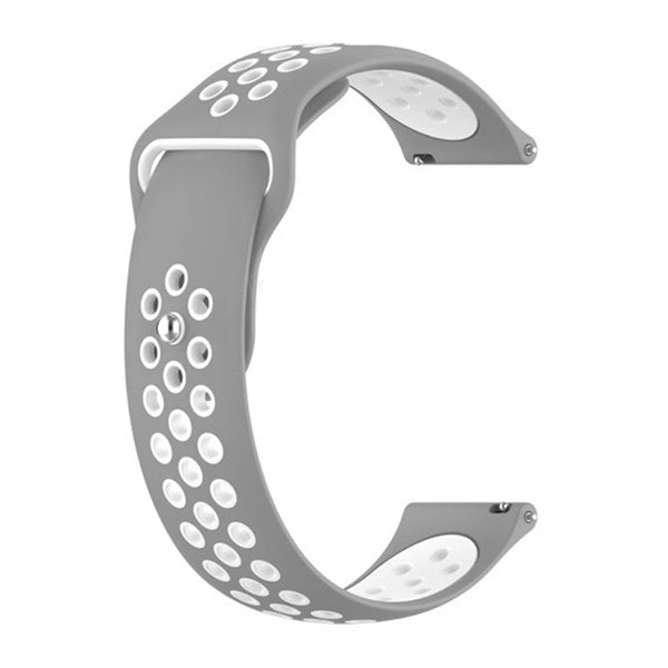 Bracelete Sportystyle PHONECARE Para Honor Watch 5 Pro - Cinza / Branco