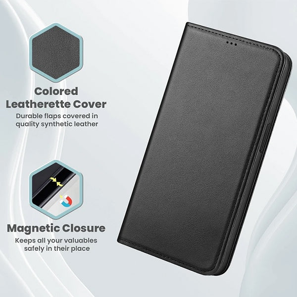Capa Magneticflipwallet PHONECARE Para Samsung Galaxy A17 4G - Preto