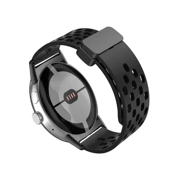 Bracelete MagneticBreathSilicon PHONECARE Para Coros Apex 2 - Preto