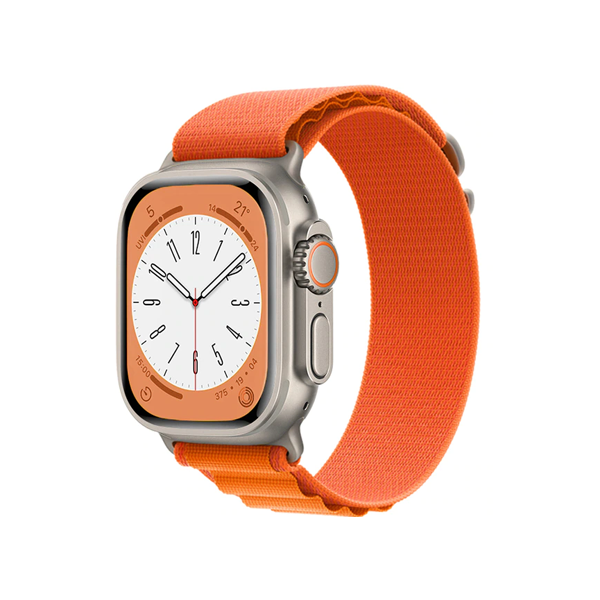 Bracelete NylonSense Alpine L (Pulso de 165mm a 210mm) para Apple Watch SE (2022) - 44mm - Laranja