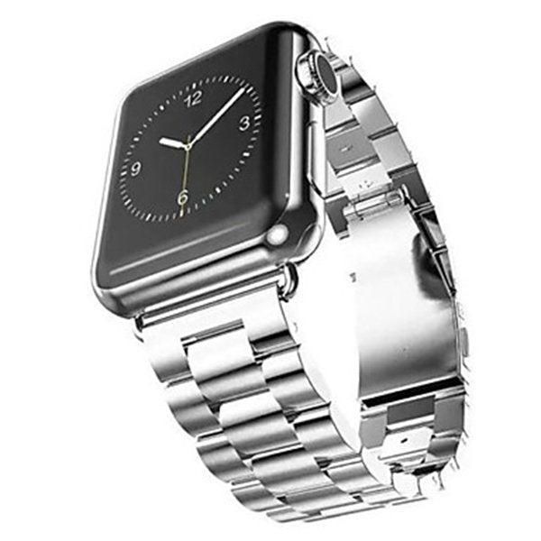 Bracelete Aço Stainless Lux + Ferramenta PHONECARE Para Apple Watch Series 12 - 46mm - Cinza