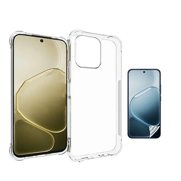 Kit Capa Superprotect Anti-Shock + Pelicula Hydrogel Frente PHONECARE Para Oppo A6 4G - Transparente