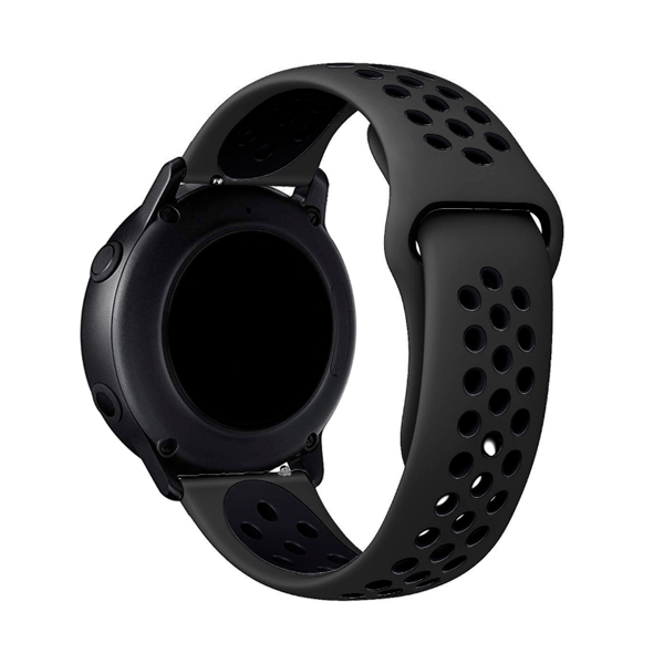Bracelete SportyStyle para Garmin Vivoactive 4 - 45mm - Preto / Preto