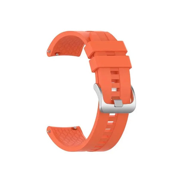 Bracelete Smoothsilicone Com Fivela PHONECARE Para Honor Watch 5 Pro - Laranja
