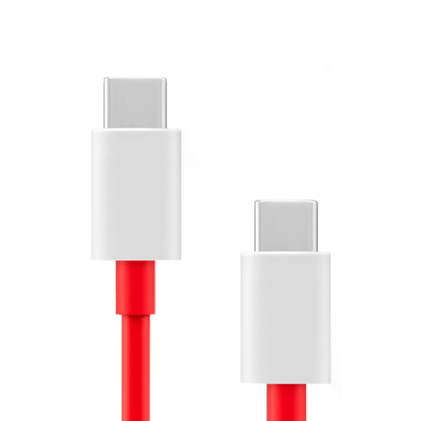 Cabo de Carga Warp Charge Type-C 100cm Phonecare Para OnePlus 8 - Vermelho