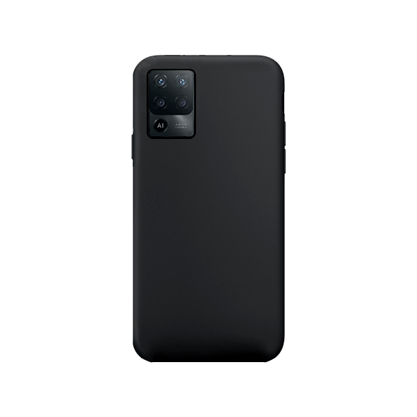 Capa Silicone Líquido para Oppo F19 Pro - Preto