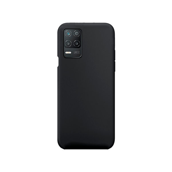 Capa Silicone Líquido para Realme Narzo 30 5G - Preto