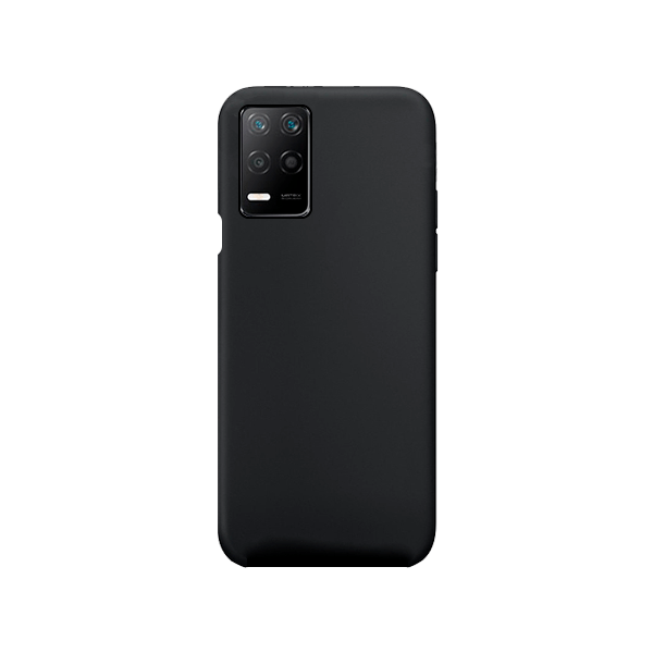 Capa Silicone Líquido para Realme Q3i 5G - Preto