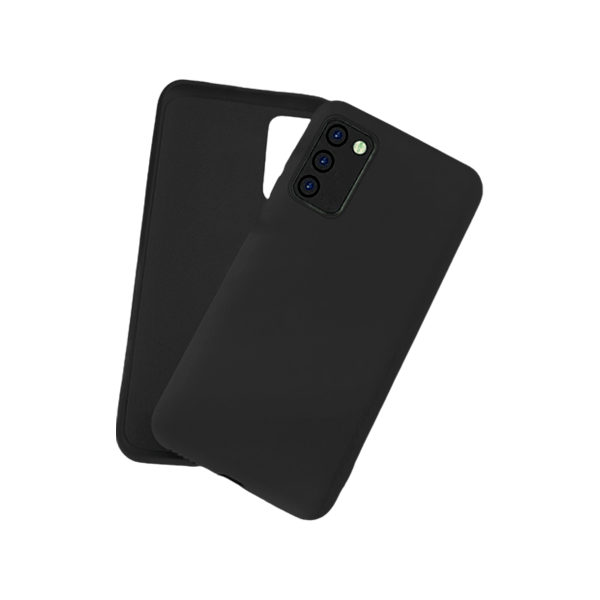 Capa Silicone Líquido para Samsung Galaxy A03s - Preto