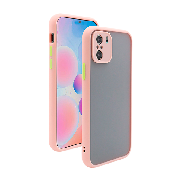 Capa Anti Choque Camera Protection para Xiaomi Poco F3 - Rosa