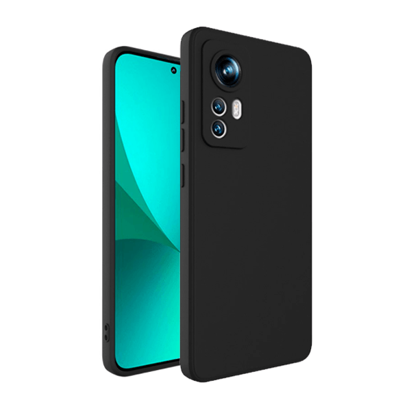 Capa Silicone Líquido para Xiaomi 12 - Preto